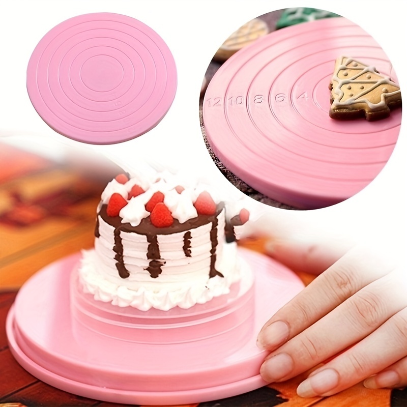 Kitchen Baking Table - 1pc girando bolo plataforma giratória bolo