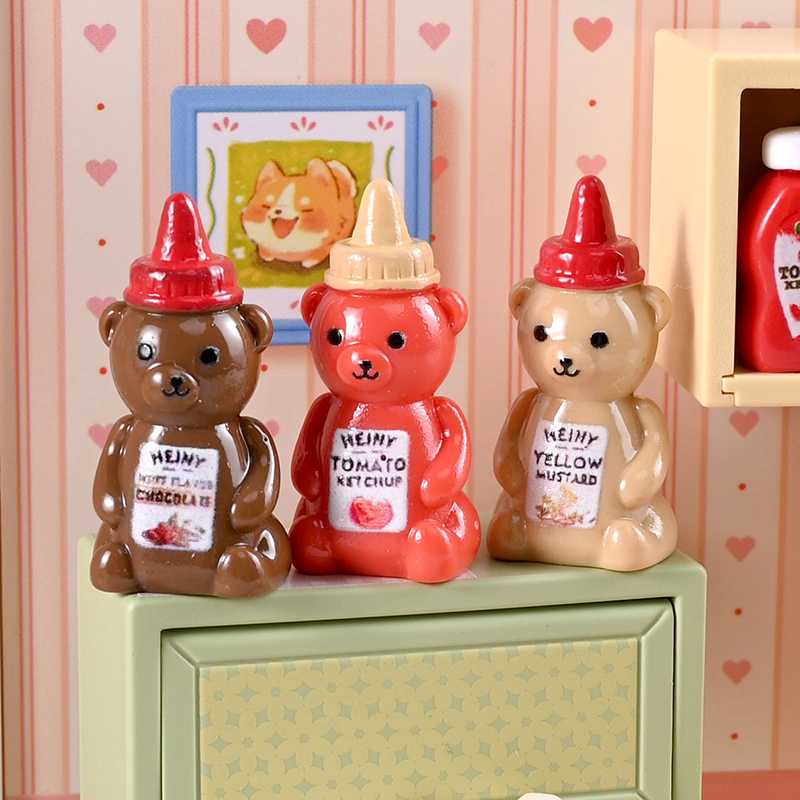 10 pçs 1/12 casa de bonecas si - Kitchen Baking Organization avaliação e preço