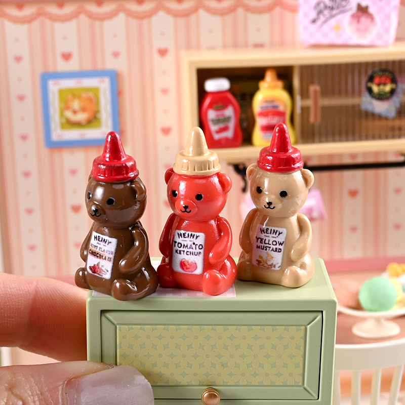 10 pçs 1/12 casa de bonecas si - Kitchen Baking Organization avaliação e preço