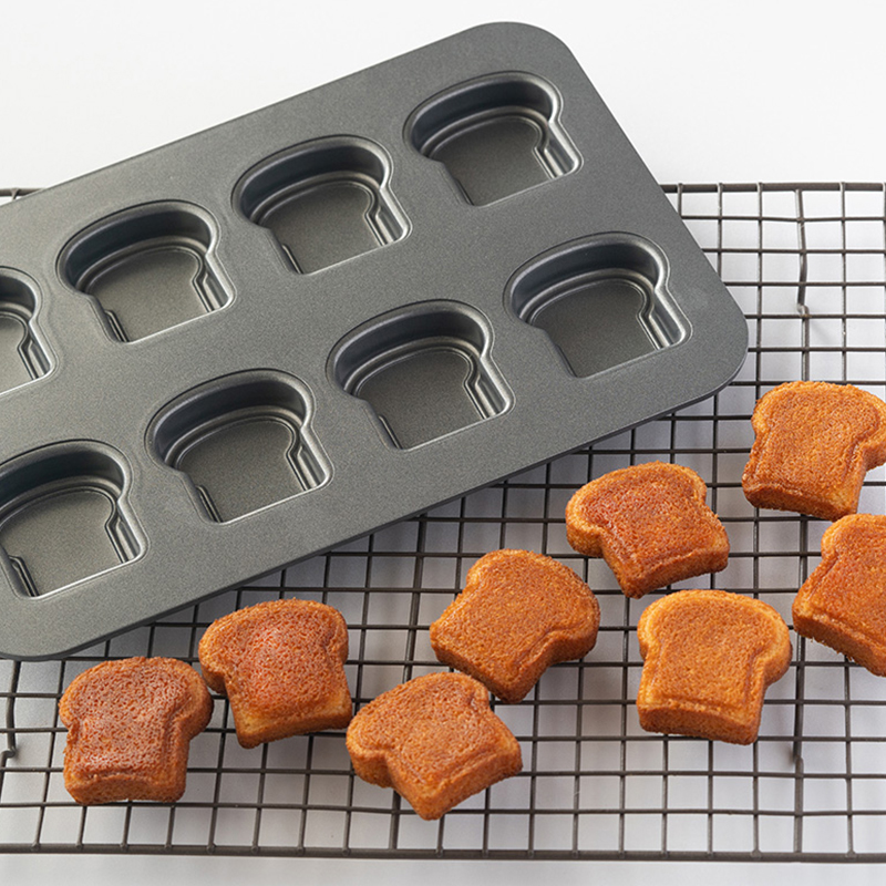 8 cavidade torrada pão padrão  - Kitchen Baking Store avaliação e preço