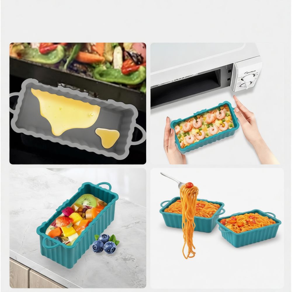 Forma de silicone retangular p - Kitchen Essentials Baking Tray avaliação e preço