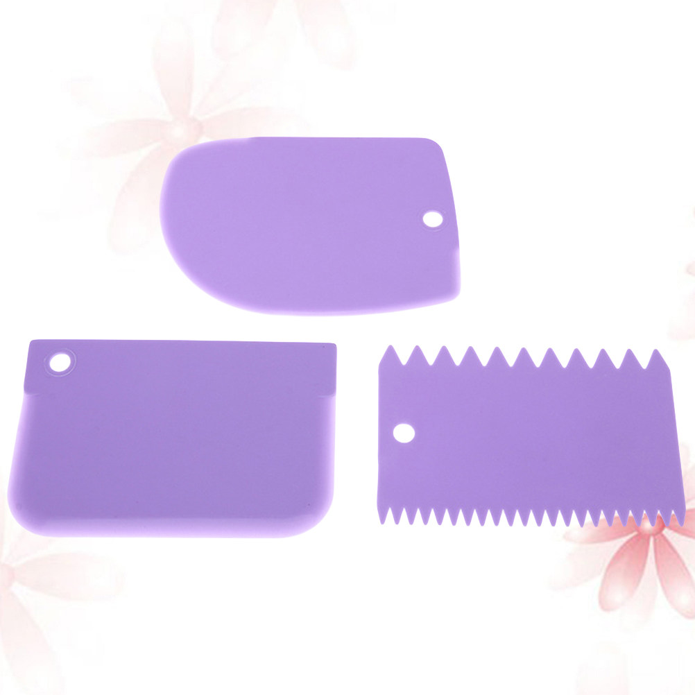 Conjunto de 3 Espátulas de Plá - Dough Scraper Curved avaliação e preço