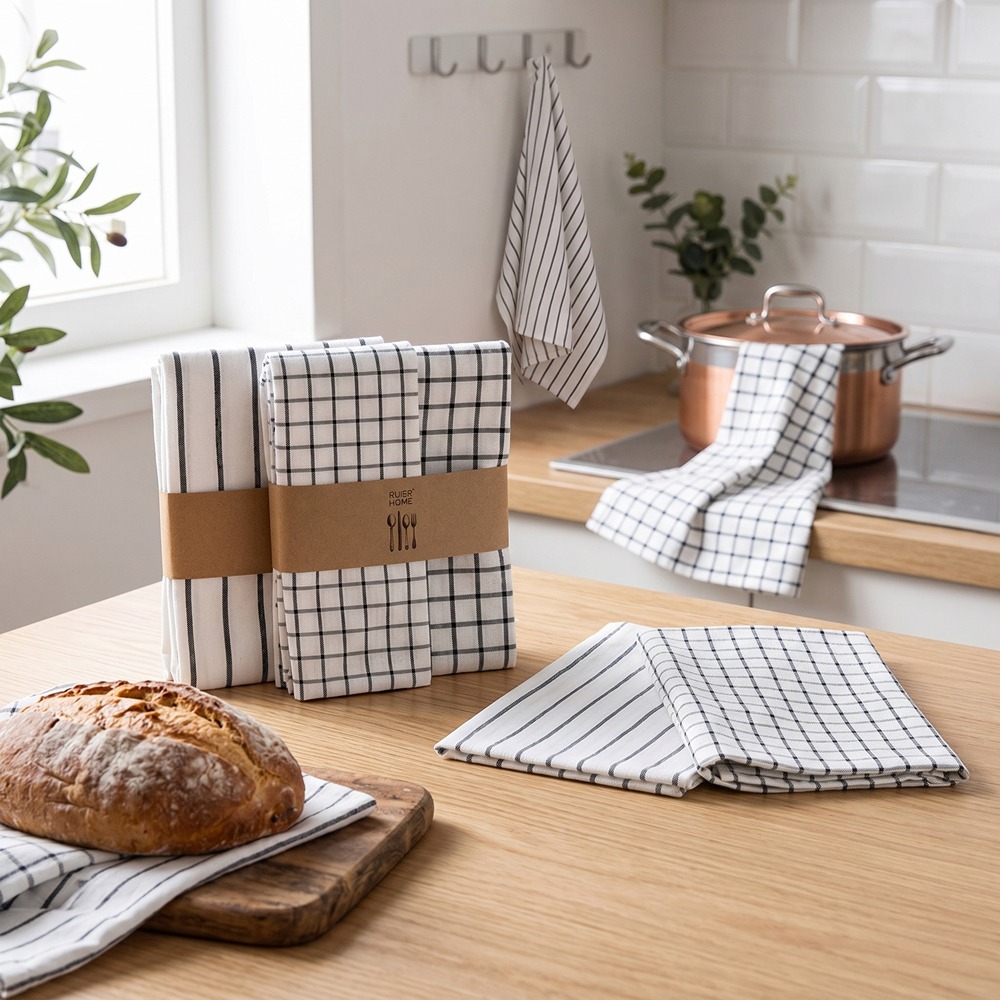 Conjunto de 4 Panos de Prato M - Kitchen Baking Table avaliação e preço