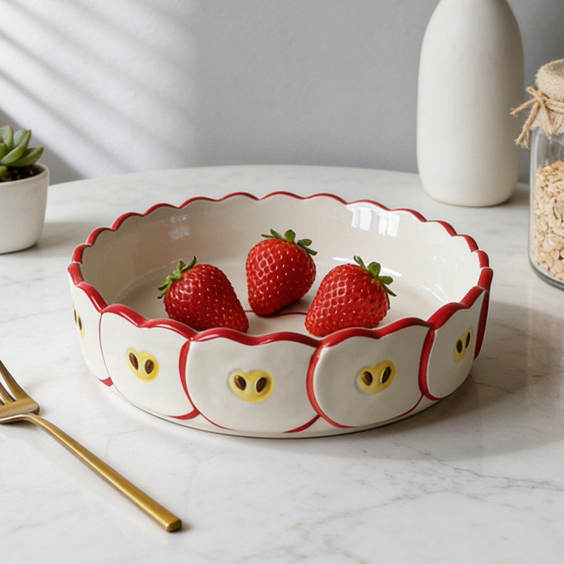 Prato de cerâmica em formato d - Kitchen Baking Table avaliação e preço