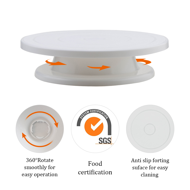 FAIS-Turntable Bolo De Plástic - Kitchen Baking Table avaliação e preço