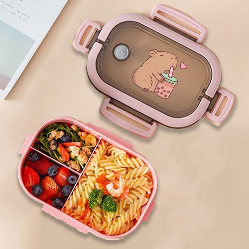 Capivara bento lancheira anime - Kitchen Baking Organization avaliação e preço