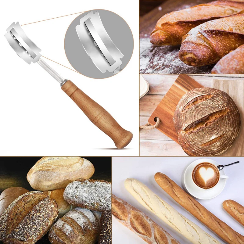 Cortador de massa de pão com 5 - Dough Scraper Curved avaliação e preço