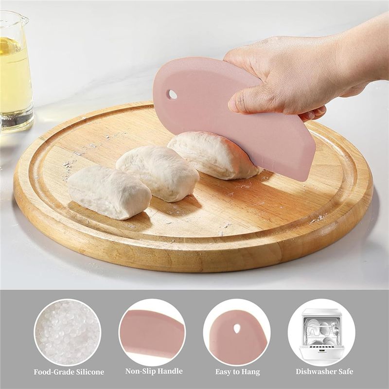 Raspador de Silicone ABAH com  - Dough Scraper Curved avaliação e preço