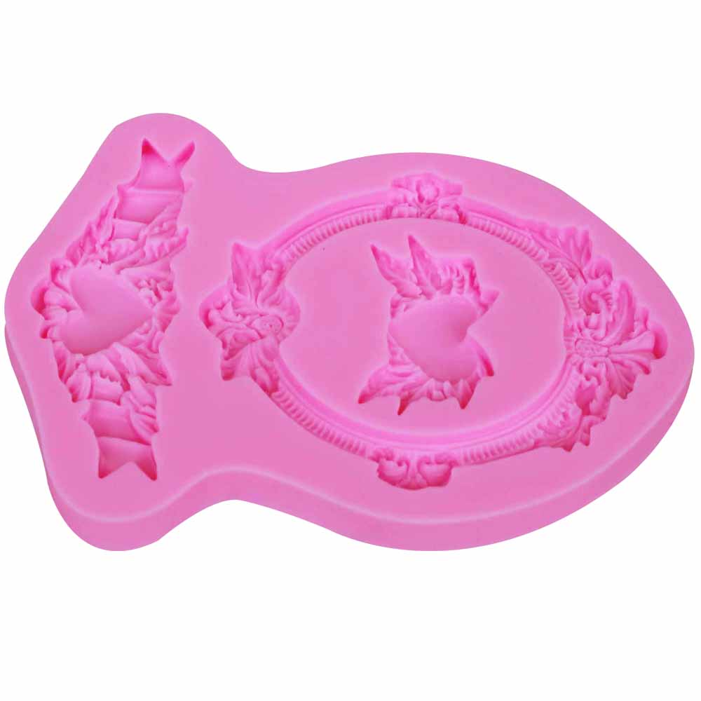 Diy espelho amor silicone mold - Kitchen Baking Table avaliação e preço