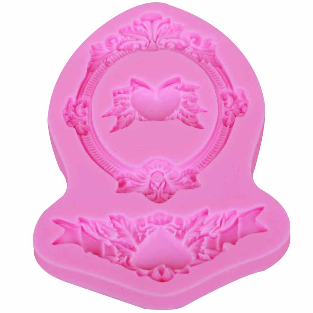 Diy espelho amor silicone mold - Kitchen Baking Table avaliação e preço