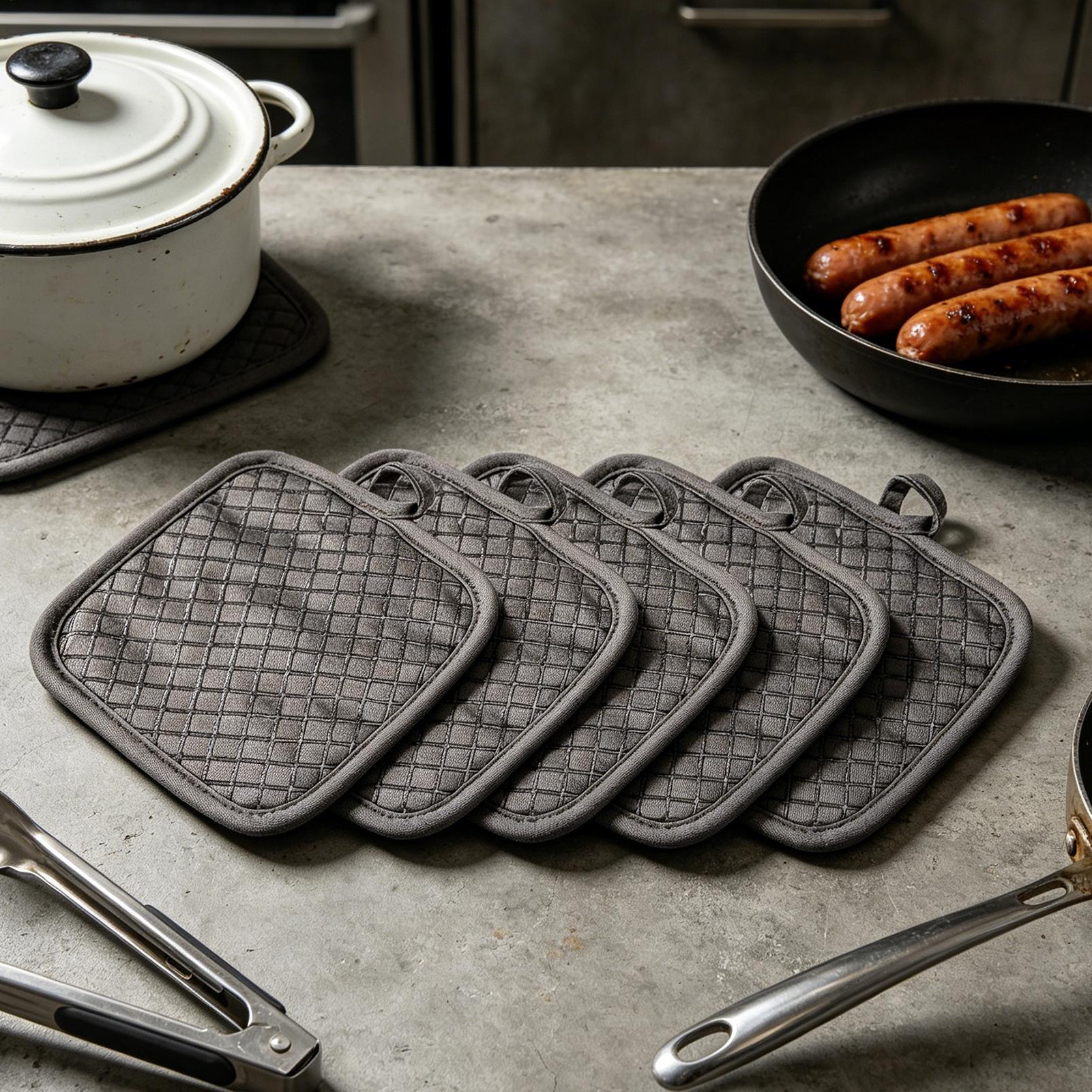 Luvas de Forno Antiderrapantes - Kitchen Baking Table avaliação e preço